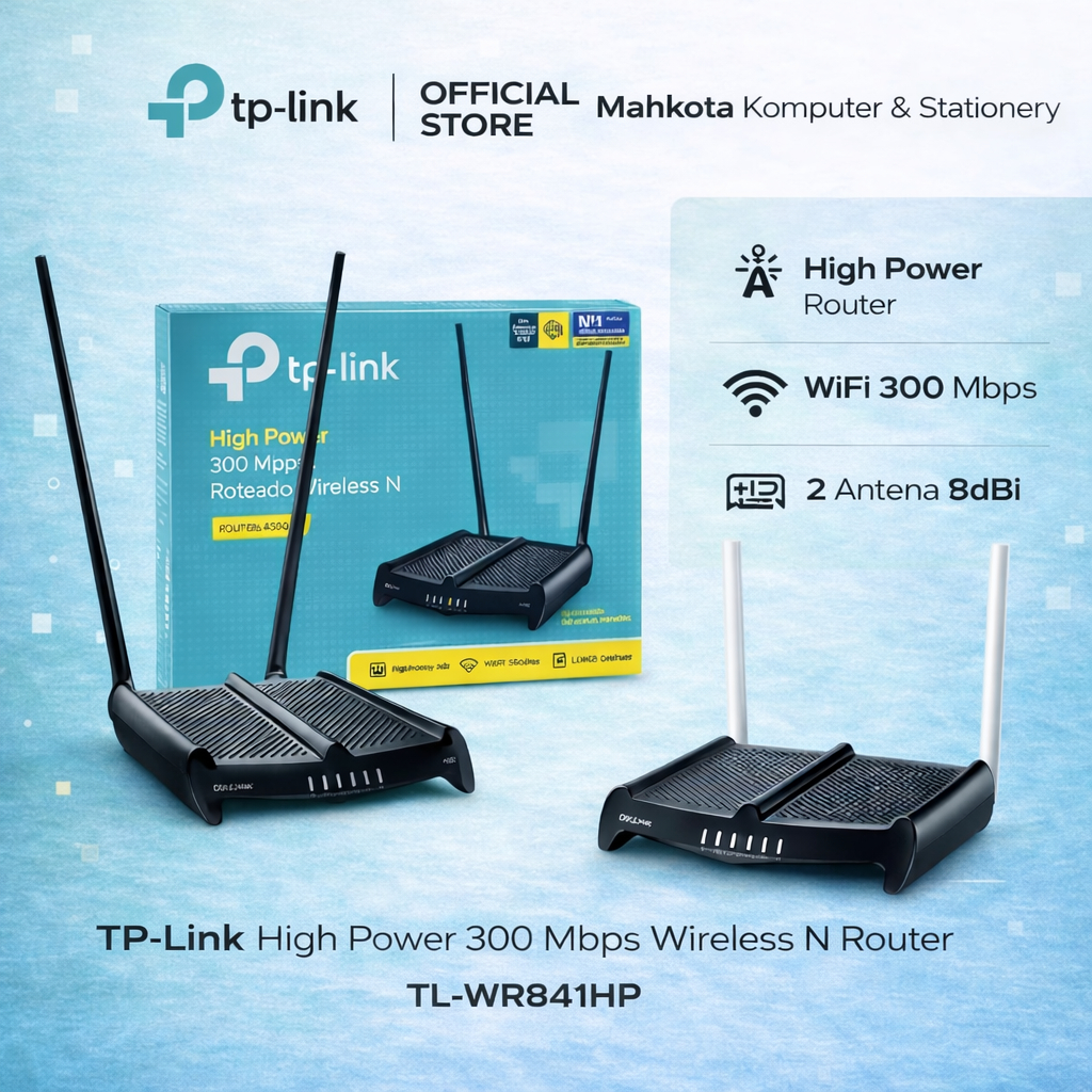 TP-LINK TL-WR841HP 300MBPS เราเตอร์ N ไร้สายกําลังสูง