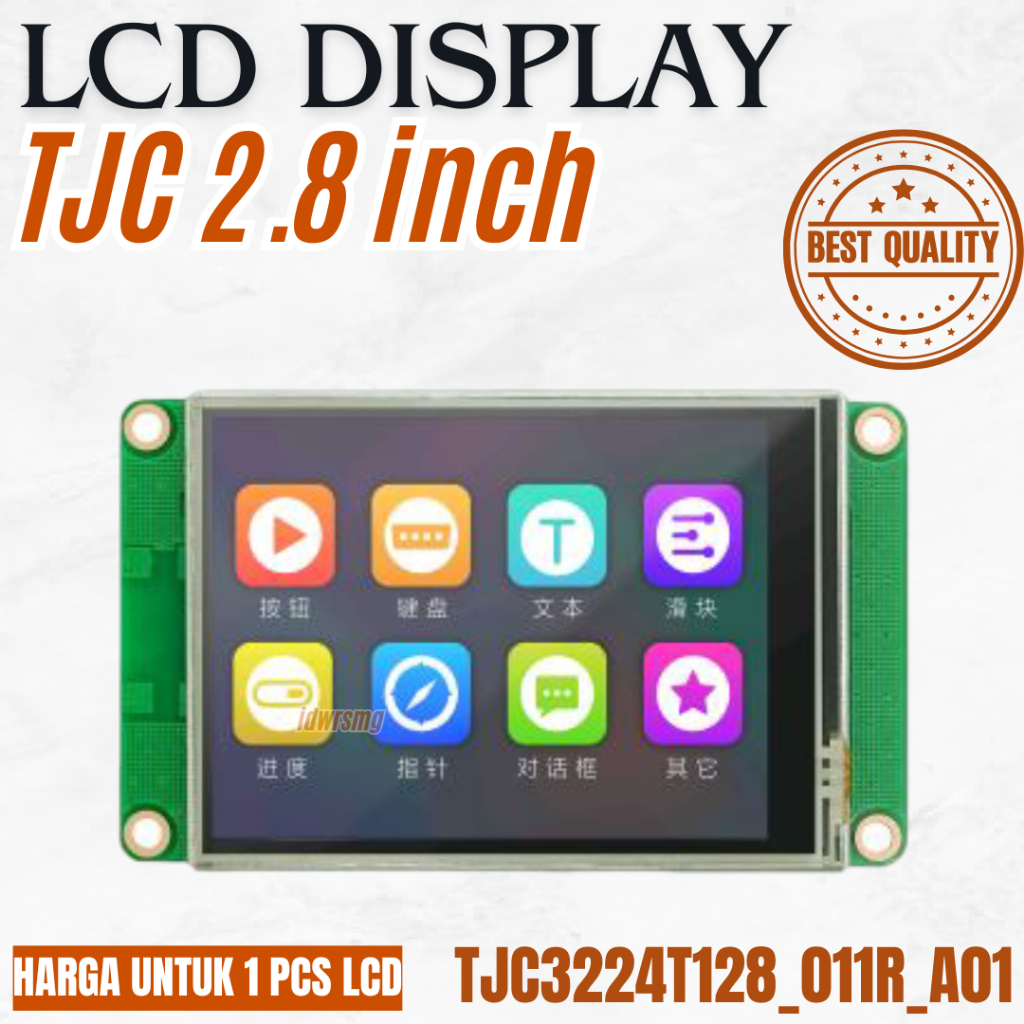 Nextion 2.8 นิ้ว จอแสดงผล THC อย่างเป็นทางการ Resistive TJC3224T128_011R_A01 Capacitive TJC3224T128_