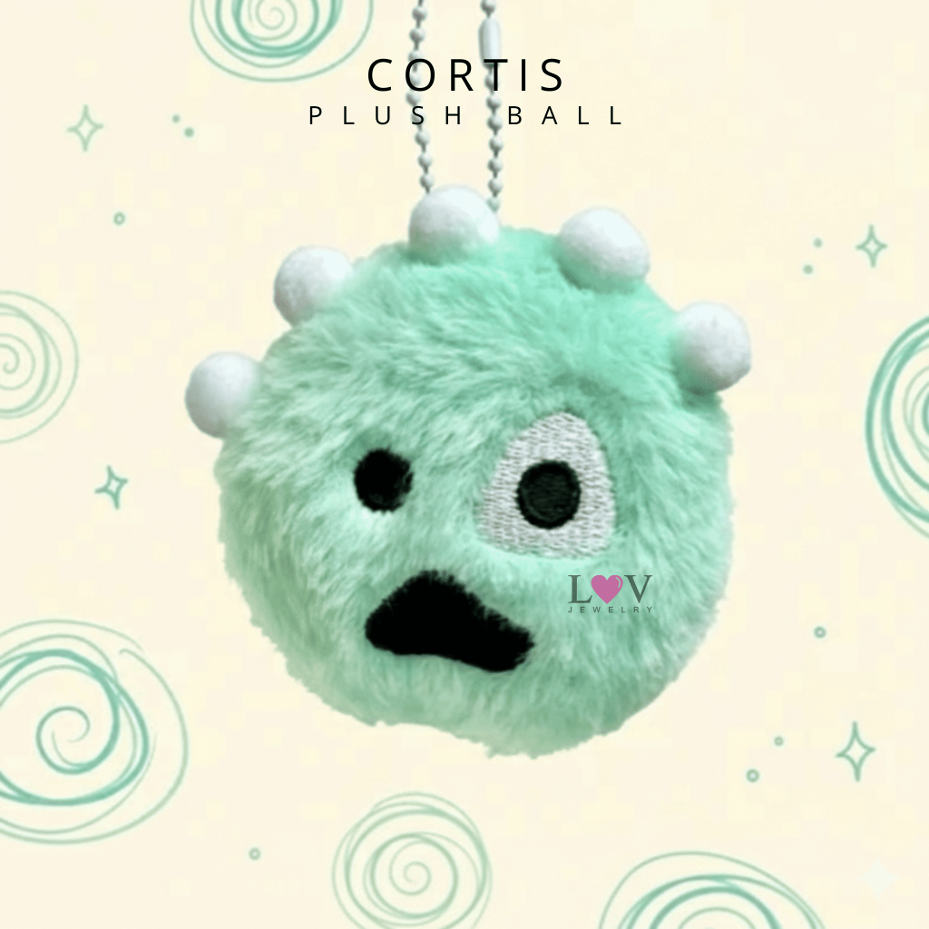 GANTUNGAN Cortis พวงกุญแจตุ๊กตา Poyoyoi Doll Cute Aesthetic Soft Bag Hanger - Cortis Ball
