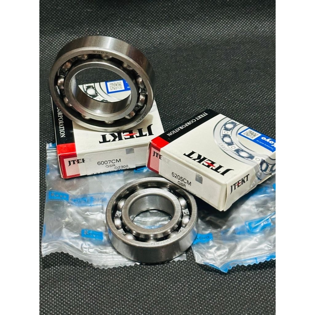 แบริ่งเพลาข้อเหวี่ยง 6007+6205 koyo ญี่ปุ่น Honda beat fi esp Scoopy esp vario 110 fi esp