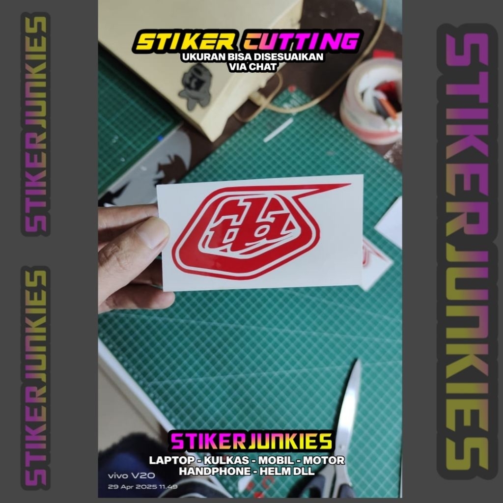 สติ๊กเกอร์ตัดโลโก้ TLD