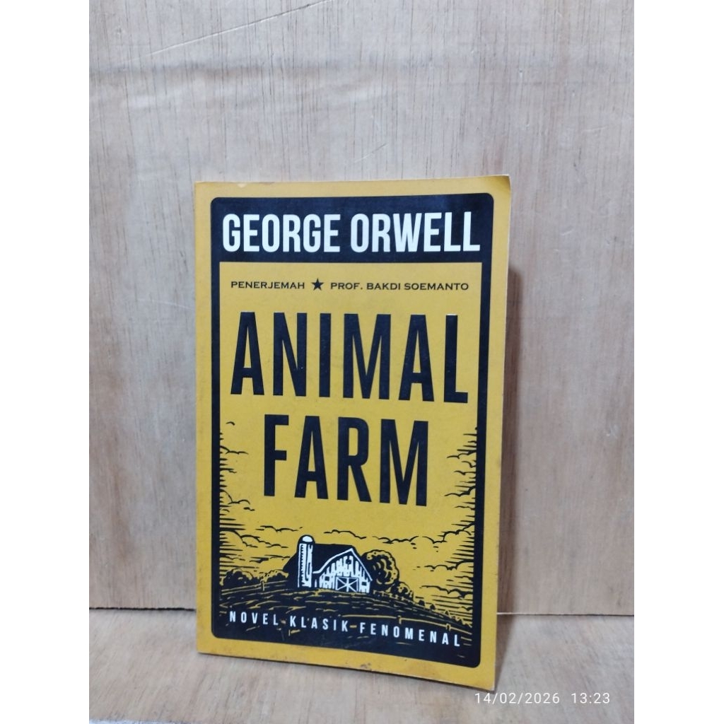 หนังสือต้นฉบับฟาร์ม George Orwell Animals