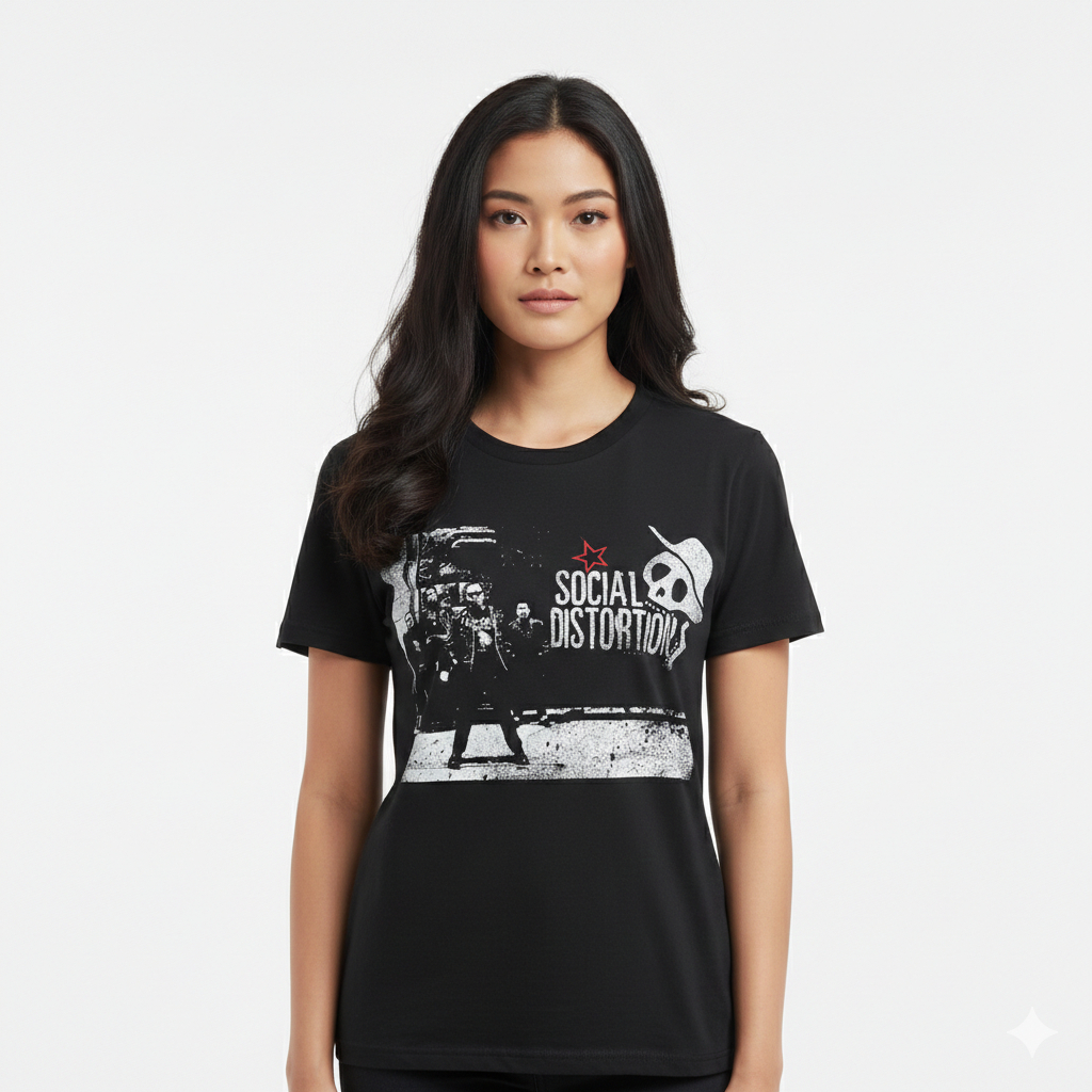 เสื้อยืด BAND - SOCIAL DISTORTION - ฝาครอบอัลบั้ม