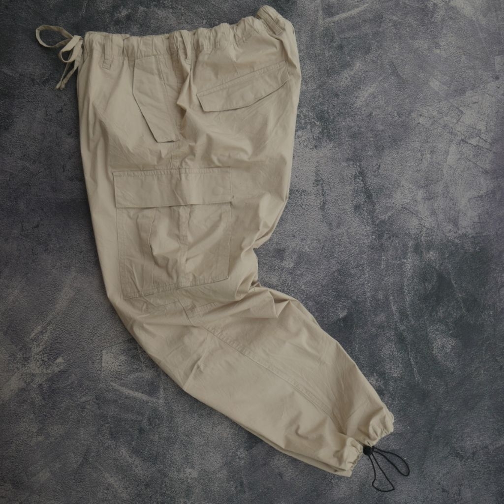 H&M Regular Fit Ripstop Cargo Pants กางเกงทหารกองทัพ
