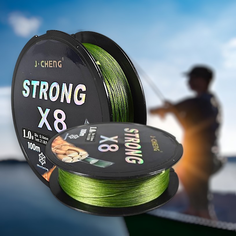 สายตกปลา PE ถัก 8 เส้น 100M 3.0