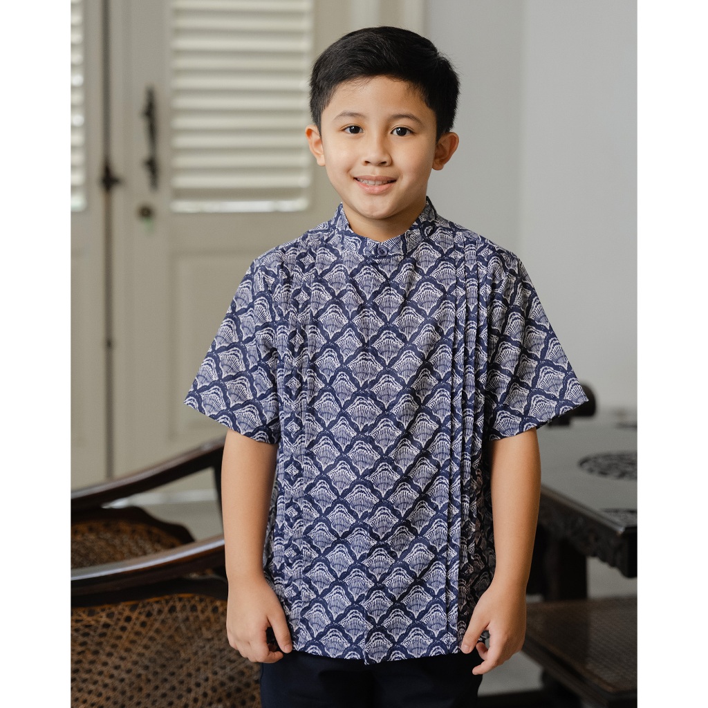 KEMEJA LEWIS EMMA - เสื้อ Zion (6 เดือน-14 ปี) เสื้อเด็กชาย / เสื้อเด็ก Kok