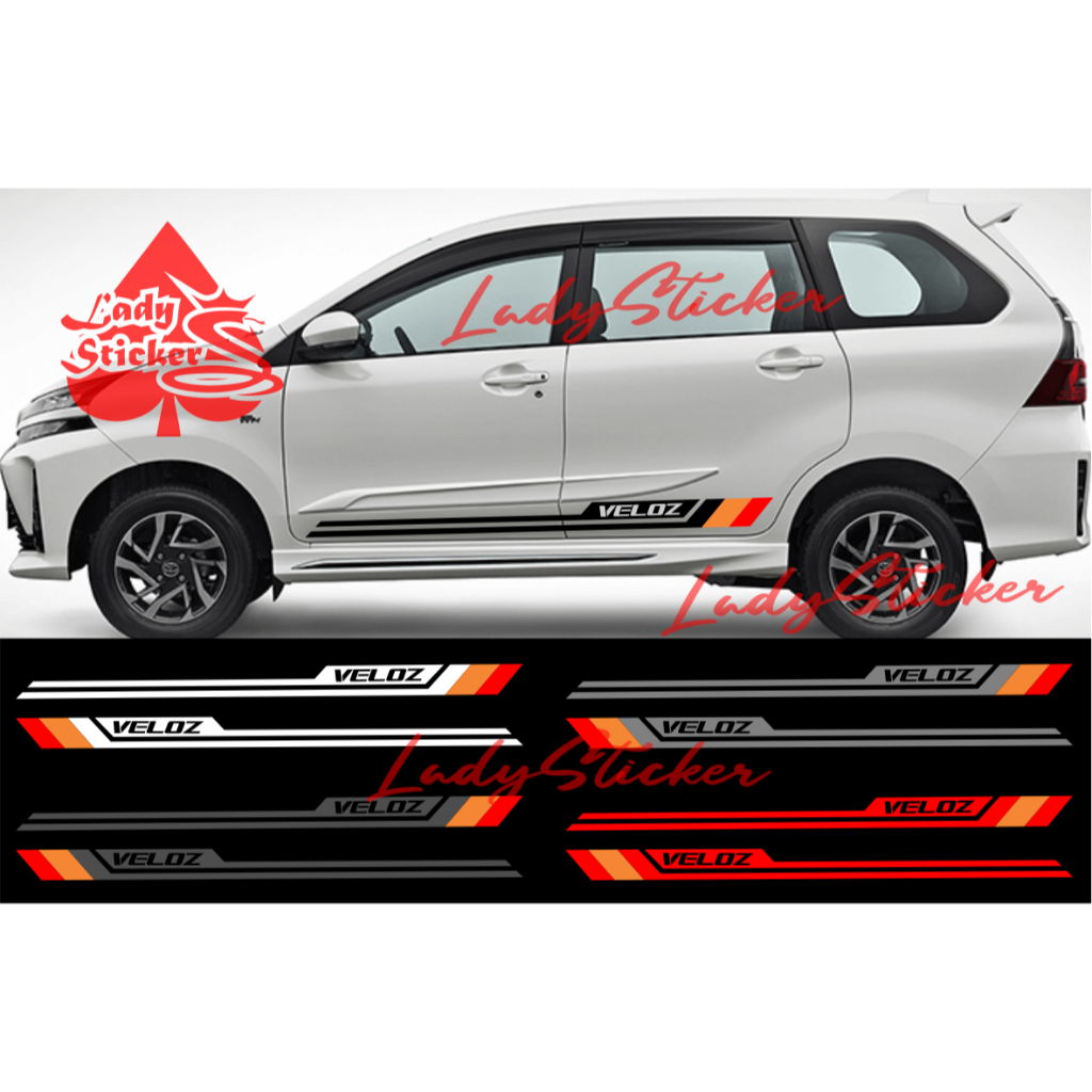 ใหม่ สติ๊กเกอร์ตัดสติ๊กเกอร์ รถ toyota veloz รายชื่อสติ๊กเกอร์ใต้รถ veloz
