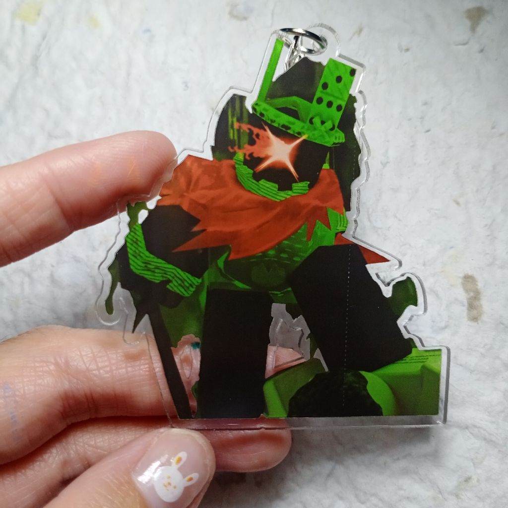 GANTUNGAN ใหม่ศิลปะ 1x1x1 พวงกุญแจ Forsaken พวงกุญแจ 1x1x1x1 Forsaken