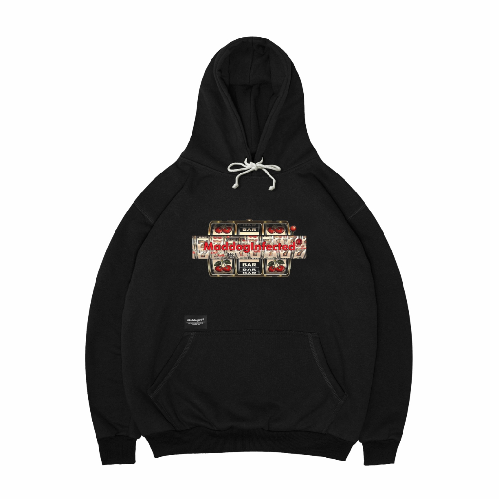 Maddog Infected - เสื้อฮู้ด - CASINO ROYAL Black | ORIGINAL Distro Black เสื้อแจ็คเก็ตสําหรับบุรุษแล