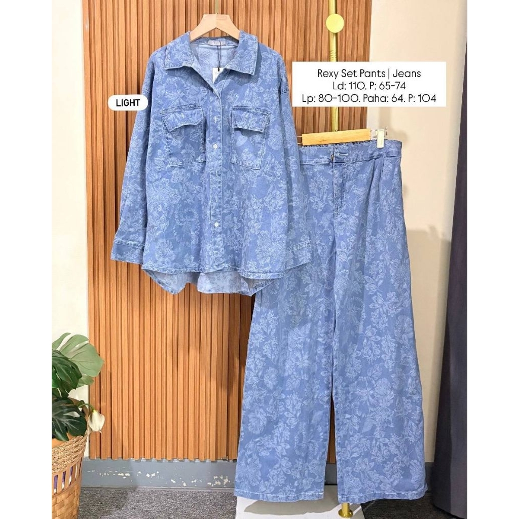 Rexy Set Pants - เนื้อยีนส์