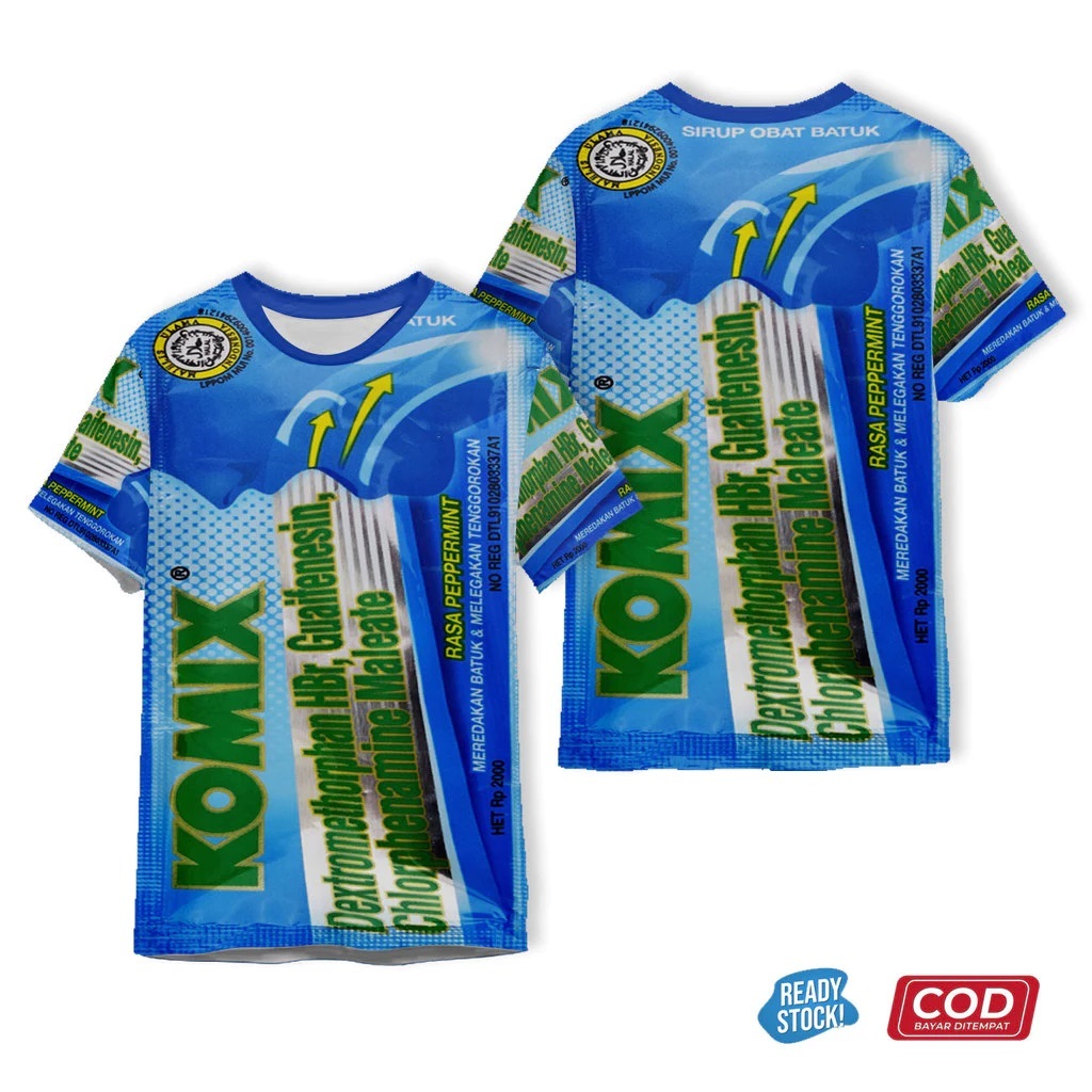 OSAKADON PANADOL COMIC JERSEY UNIQUE DIAPET ANOMALI VIRAL SPORTS TOP
