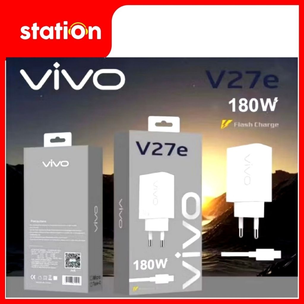 Vivo V27E / V29E & V40-5G 180W Type C และ Micro fast charge Charger