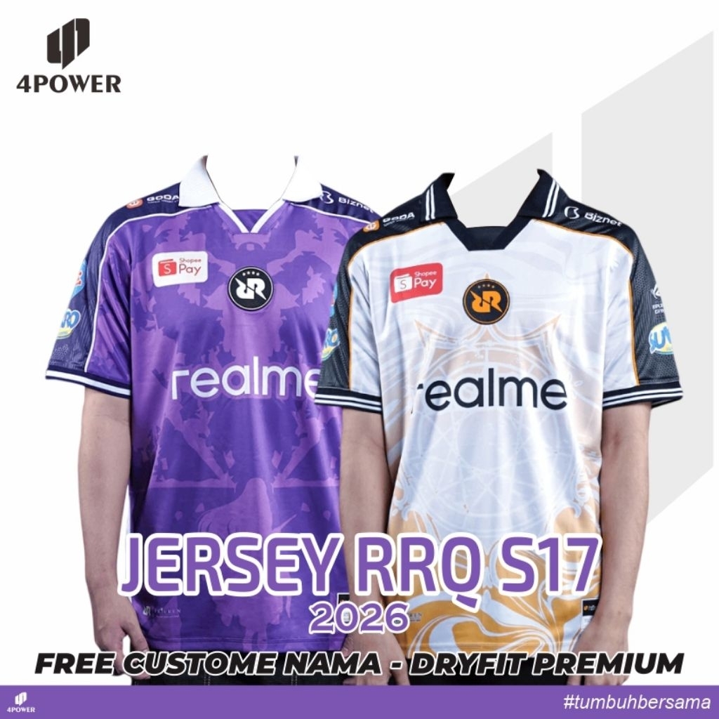 ใหม่ล่าสุด RRQ S17 JERSEY 2026 - RRQ 2026 NEW SEASON 17 T-SHIRT - RRQ KINGDOM NEW