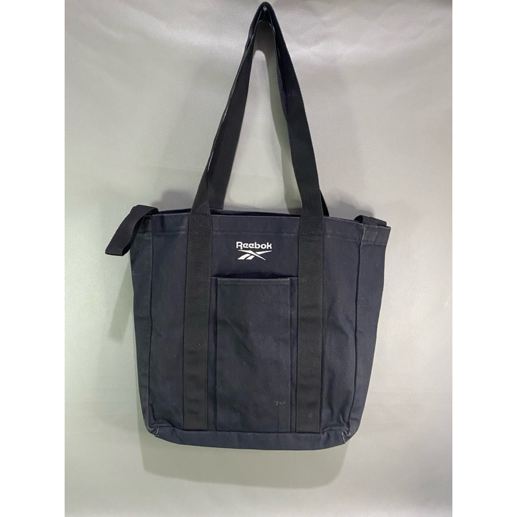 REEBOK TOTE BAG/ REEBOK BAG/ REEBOK SLING BAG/REEBOK CLASSIC TOTE BAG CANVAS / ORIGINAL USED TOTE BA