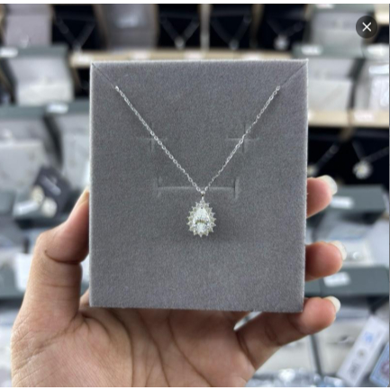 - สร้อยคอ Moissanite Silver925 (KSM 4) 1ct