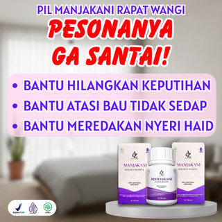 PEREDA NYERI HAID - Program 3 Pcs Manjakani Rapet Wangi Pereda Nyeri Haid Atasi Keputihan Bau Tak Sedap