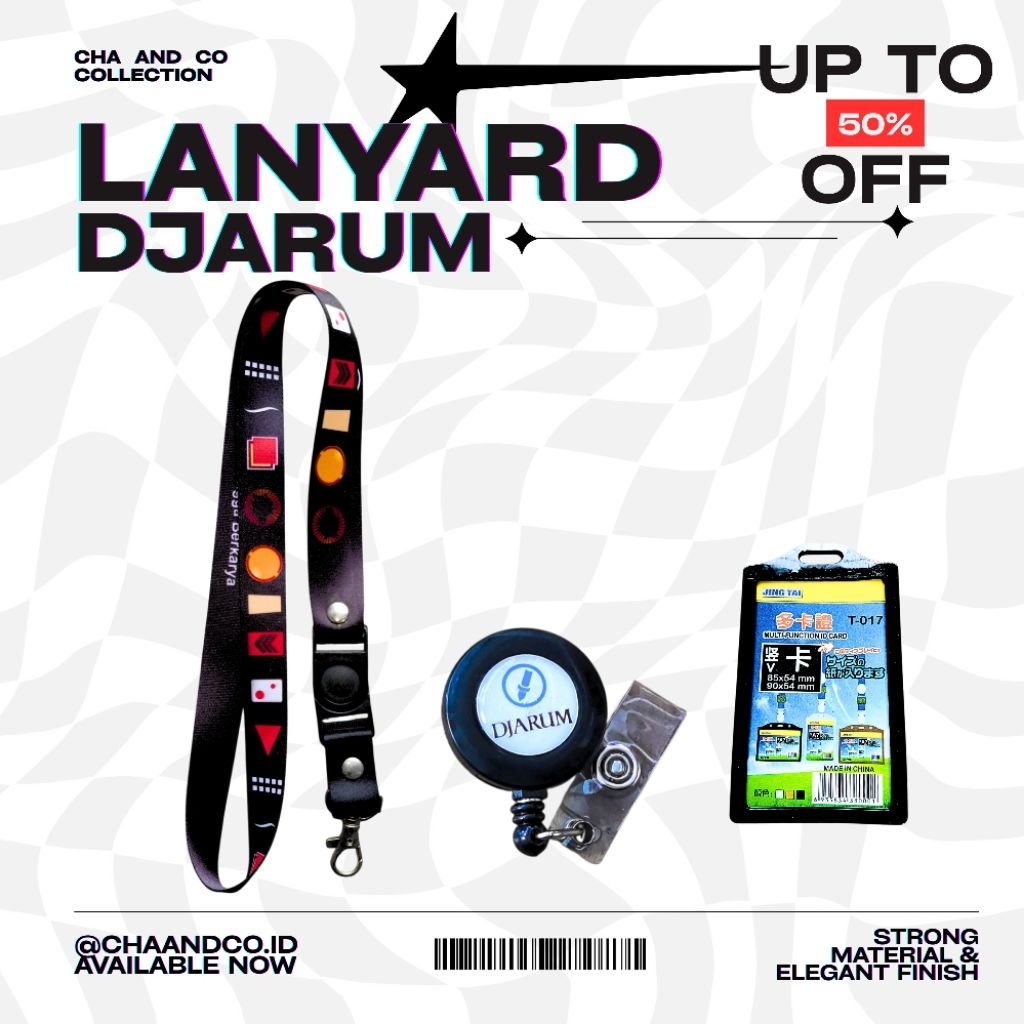 DJARUM LANYARD / ONE SET OF PREMIUM DJARUM LANYARD / ส่งวันนี้ ~