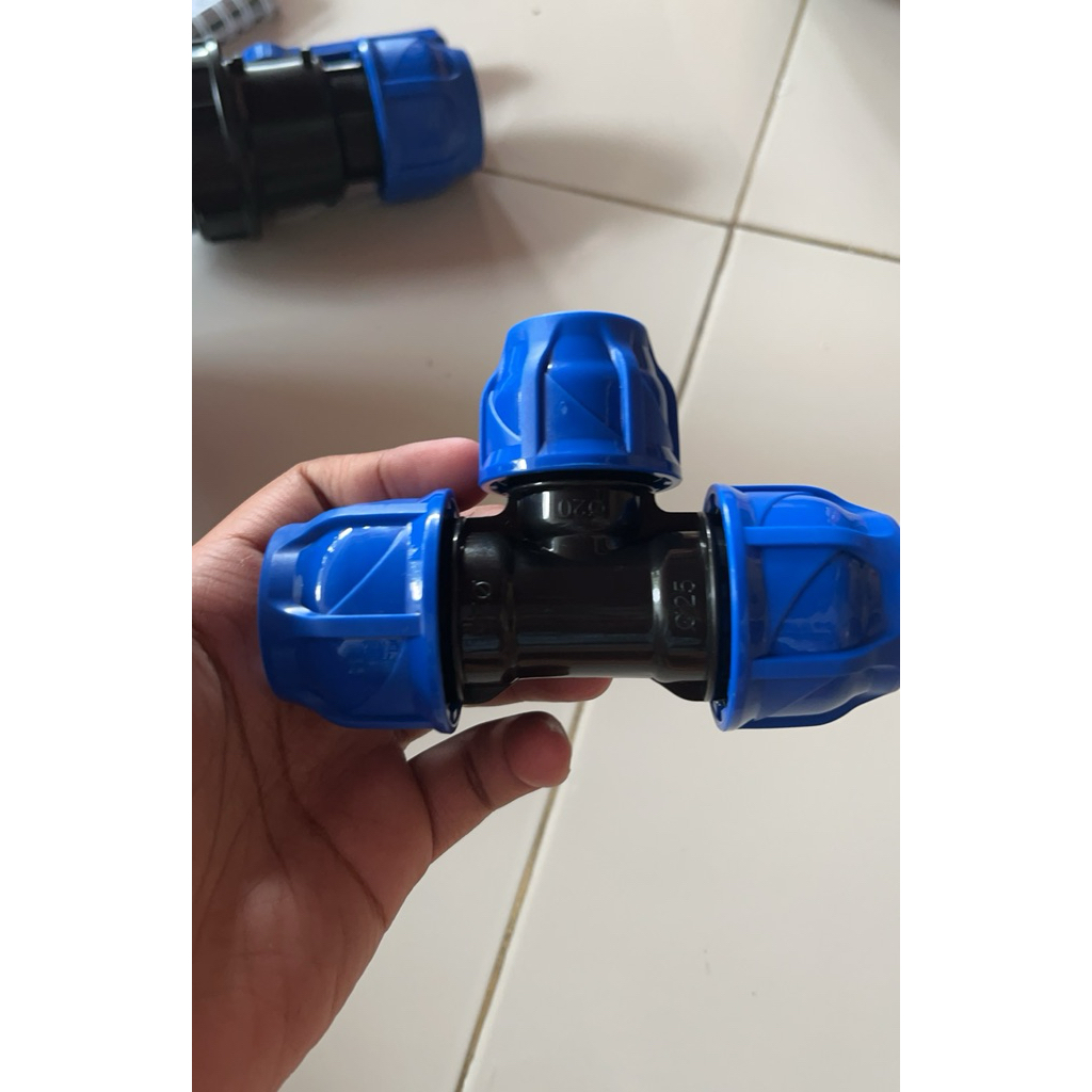 Tee ลด Hdpe 25mm x 20mm x 25mm