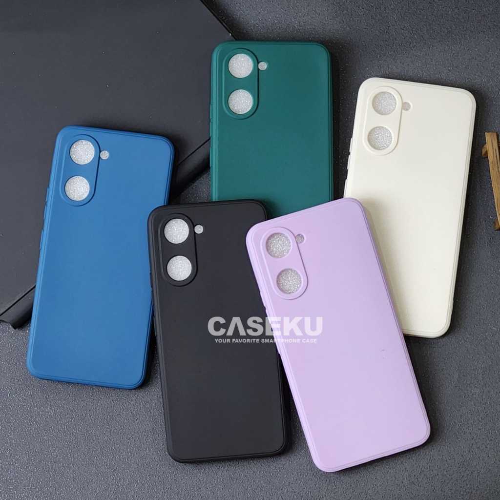 Case Softcase Candy Macaron Square Plain Case Vivo Y02 Vivo Y02T Vivo Y03 Vivo Y03T Vivo Y100 5G Viv