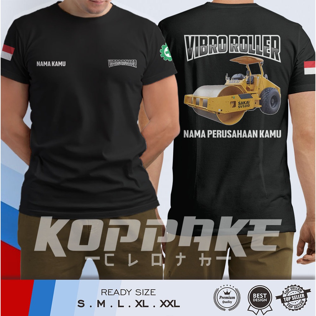 Vibro Roller Sakai Heavy อุปกรณ์เสื้อยืดการพิมพ์หน้าจอฟรีชื่อและบริษัทชื่อ Distro เสื้อผ้า