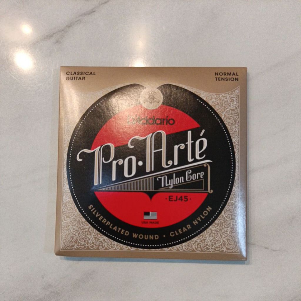 D'ADDARIO Daddario สายกีต้าร์ไนลอนคลาสสิก Daddario ej45 สําหรับมืออาชีพ ej-45 เดิม