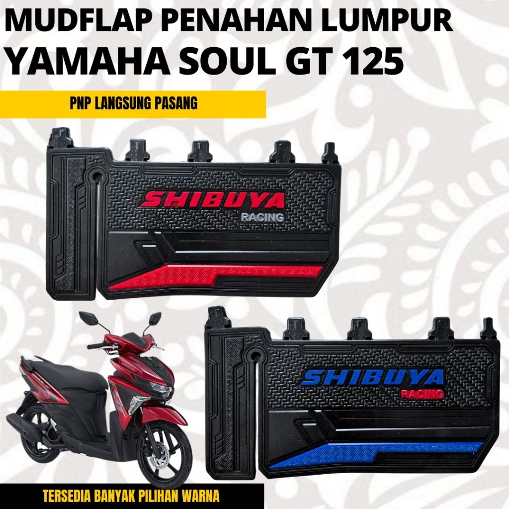 บังโคลน Mudflap Mio Soul GT 125 / Mud Flap Yamaha Mio Soul GT 125 / Mud Flap Mio Soul GT - Premium