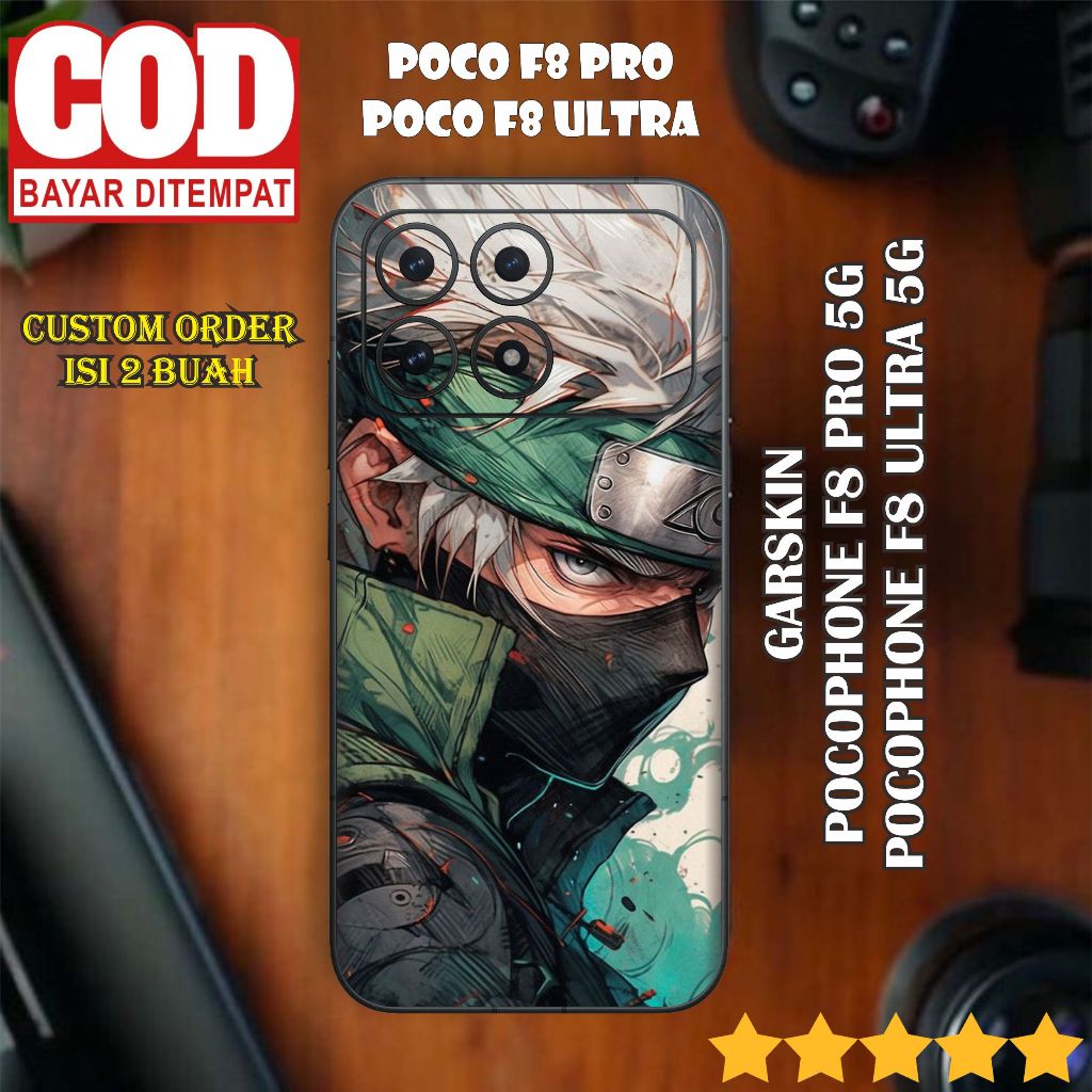 EXPRESS!! - PREMIUM GARSKIN - POCO F8 PRO 5G และ POCO F8 ULTRA 5G FACE X MOTIF // ANTI-SCRATCH SKIN 