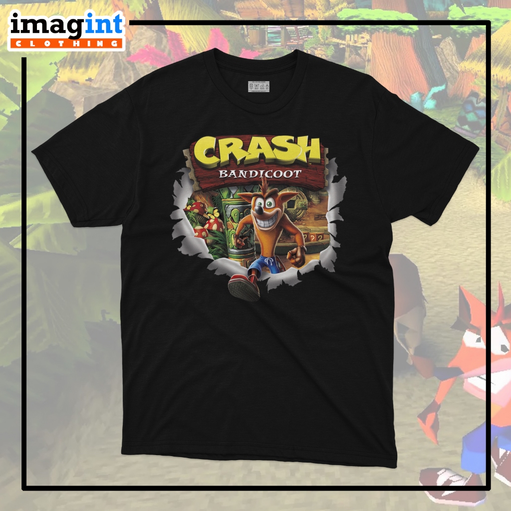 เสื้อยืด CRASH BANDICOOT DISTRO
