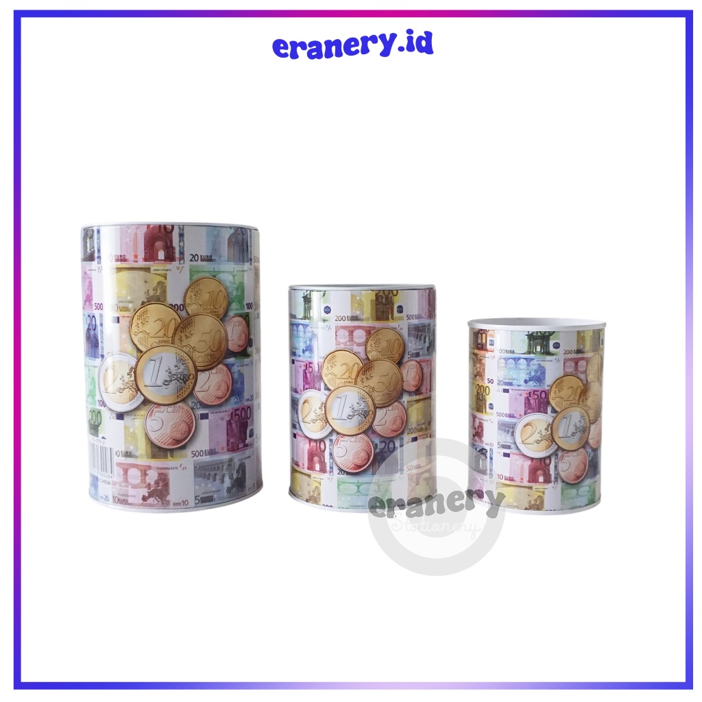 TIN PIGGY BANK / TUBE PIGGY BANK / VIRAL PIGGY BANK