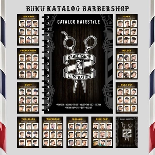 เป็นที่นิยมและดีที่สุด หนังสือโมเดลผมผู้ชายสําหรับร้านตัดผม ตัดผม และร้านทําผม - ช1