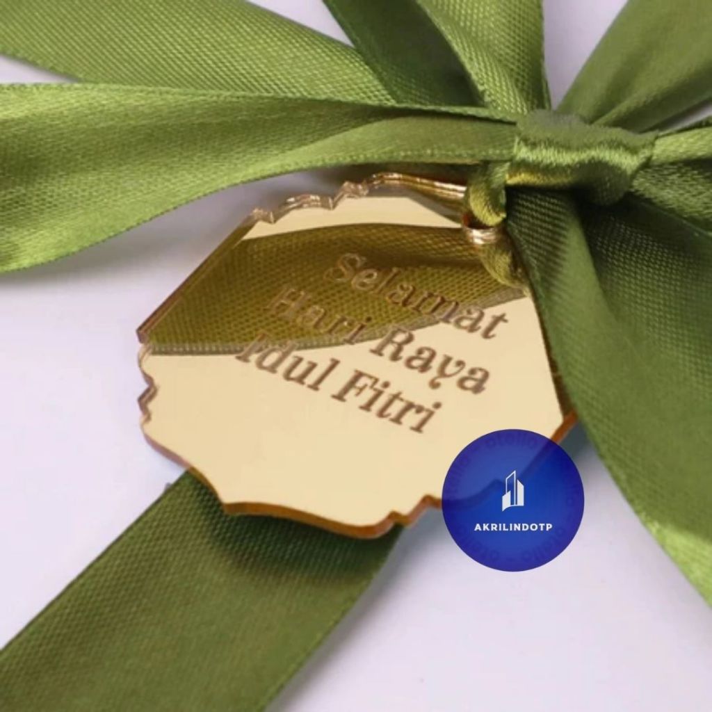 GANTUNGAN อะคริลิค Eid al-Fitr แขวนแท็กพัสดุแขวน Eid พัสดุตกแต่ง Otello Hangtag ตกแต่ง Otello ของขวั