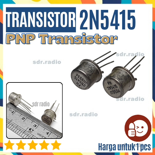 ทรานซิสเตอร์ 2N5415 ทรานซิสเตอร์ 2N5415 PNP Gold pin TO-39