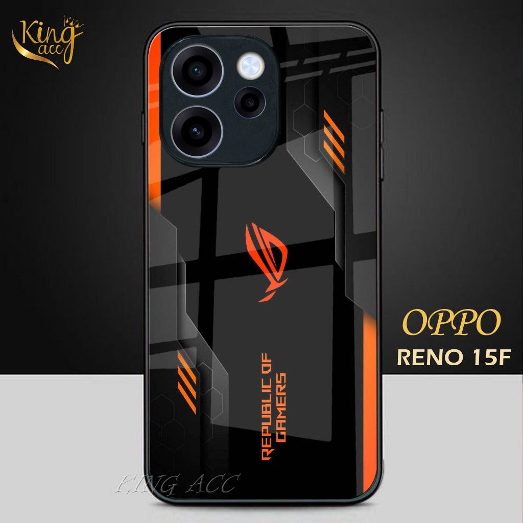 HP New Oppo Reno 15F Glass Softcase - เคสโทรศัพท์ Oppo Reno 15F ใหม่ - K78