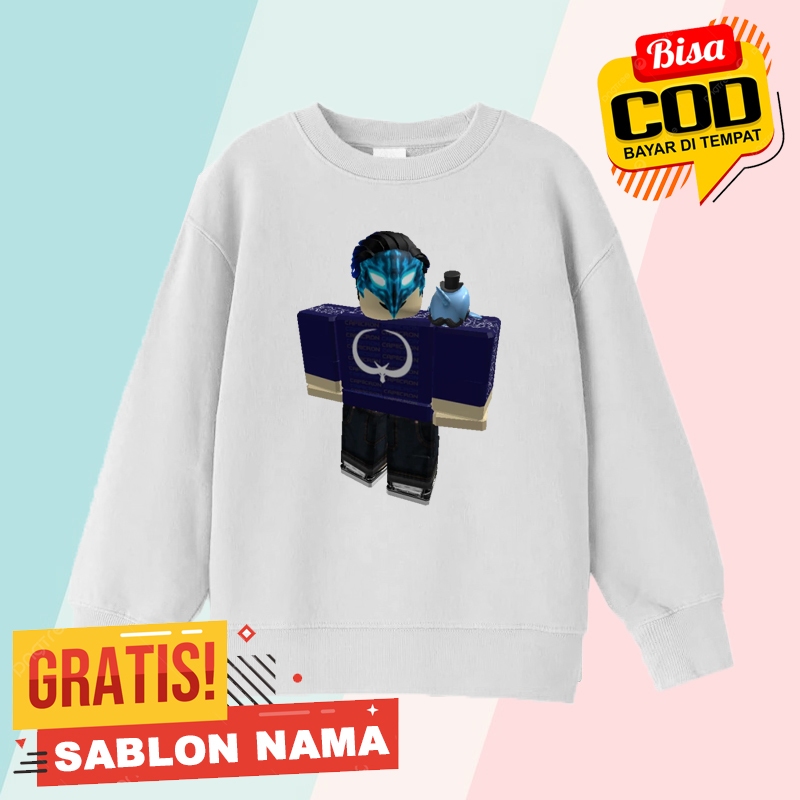 ROBLOX CHARACTER KIDS SWETER PAK GM HAYOGO FAHREZAOS SCORPIO