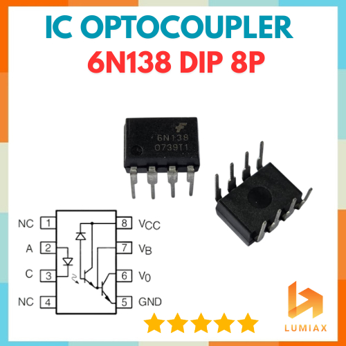 6N138 6N 138 6n138 6n 138 Optocoupler Opto-isulator isoler DIP 8P