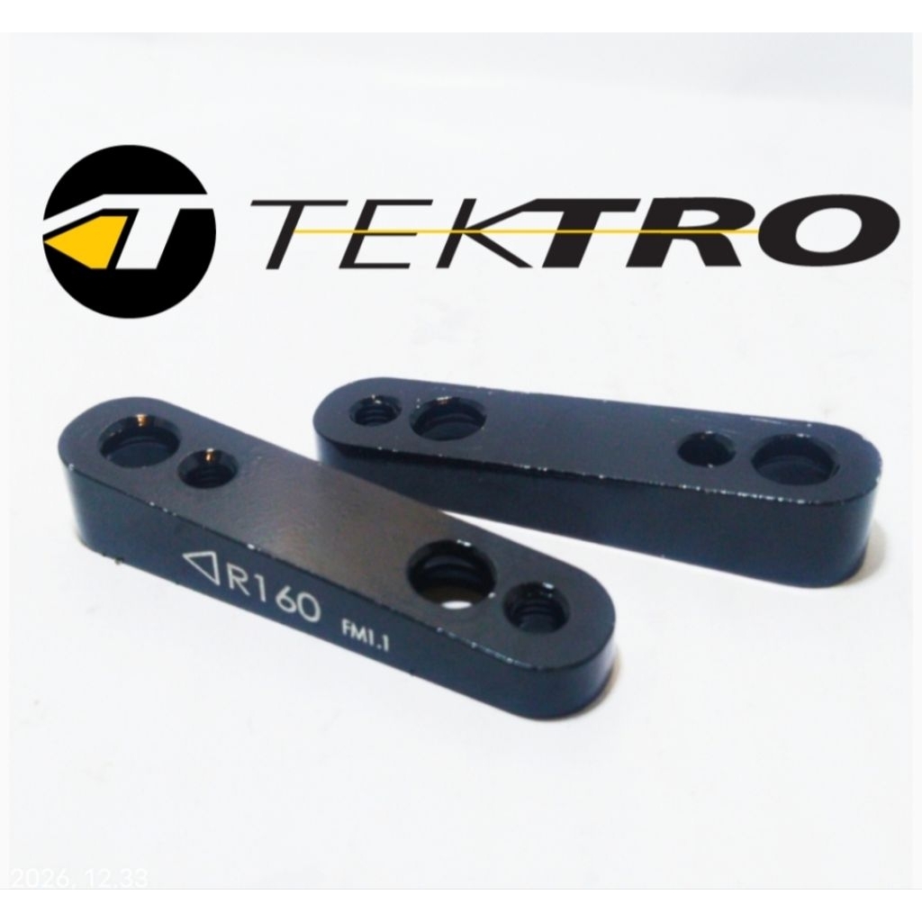 Tektro fm1.1--R160 D/D Disc เบรค Mount Adapter Flat Mount เบรค Caliper อะแดปเตอร์จักรยาน