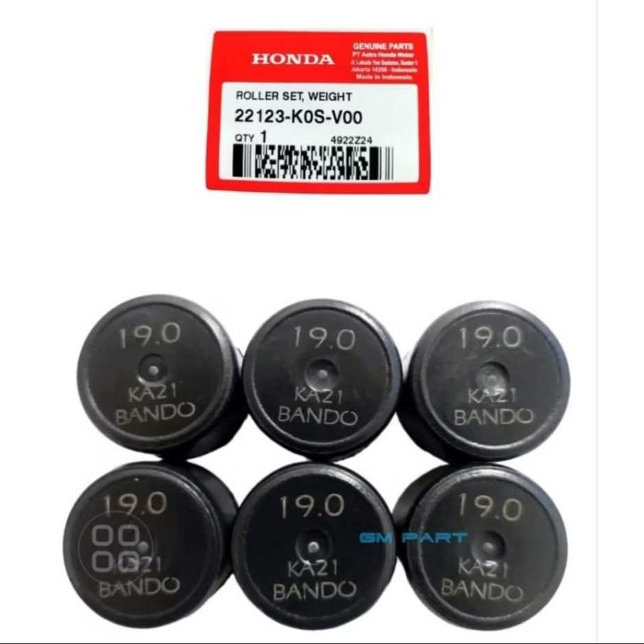 Roller PCX 160 ชุดลูกกลิ้ง 19 กรัม PCX 160 K1Z 22123-K0S-V00