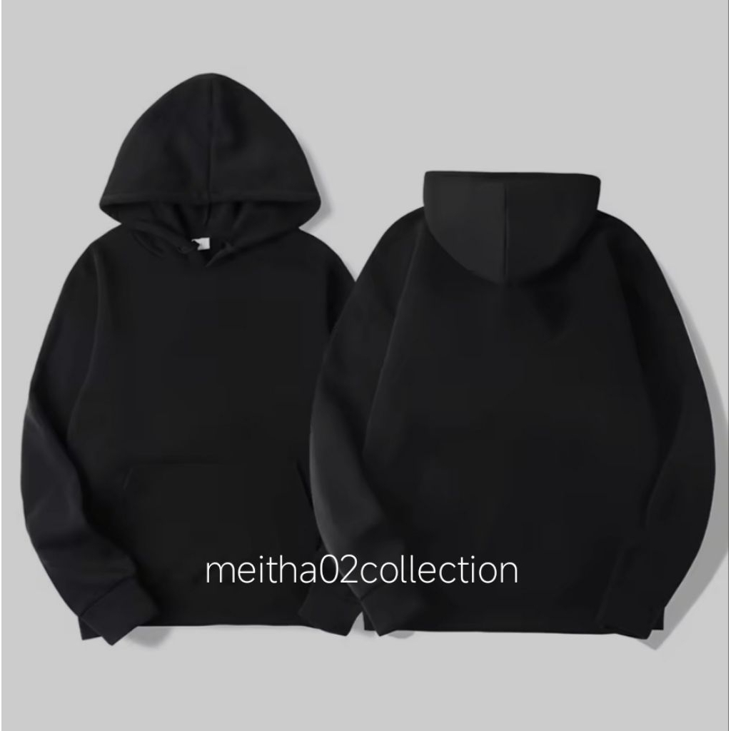 PLAIN BLACK HODIE***