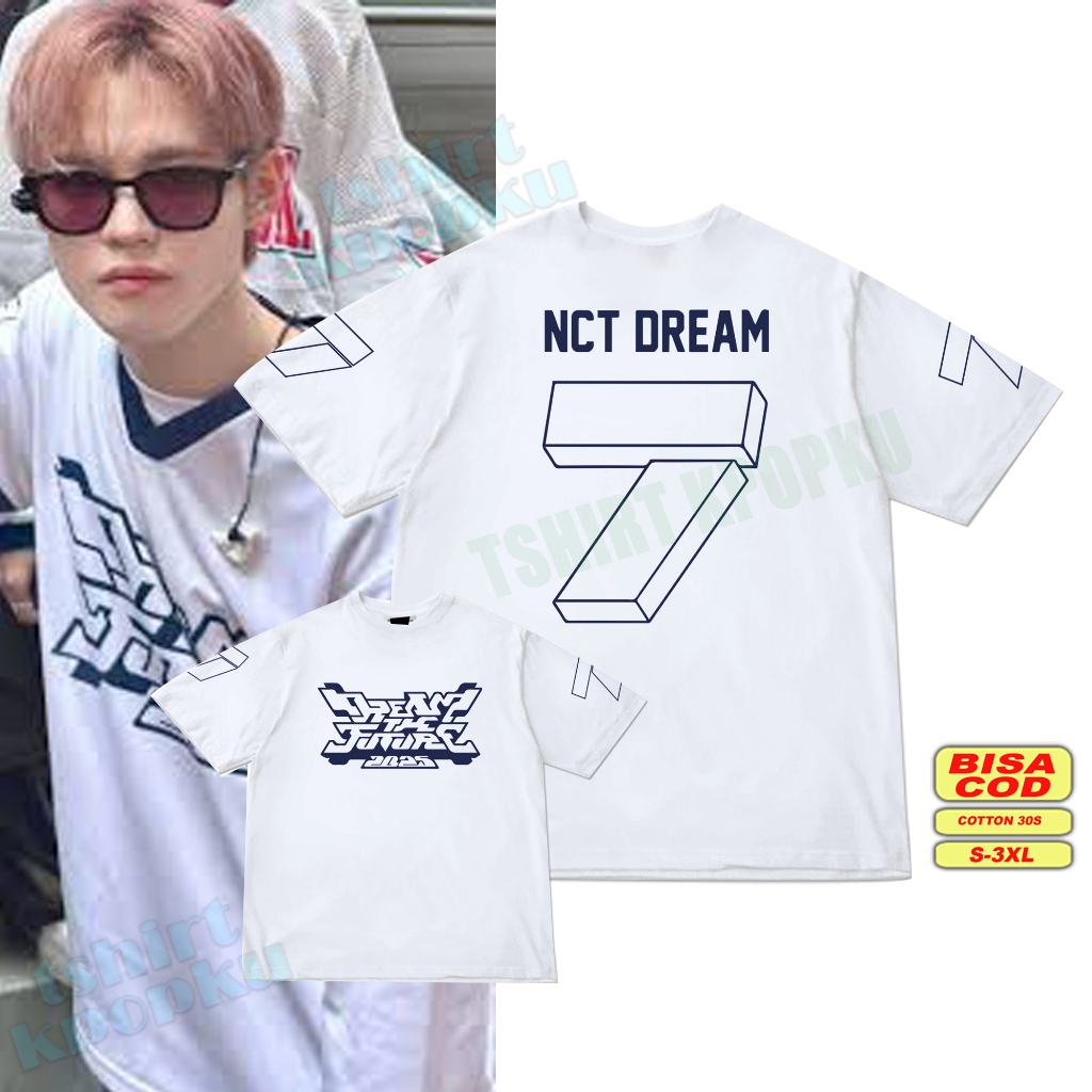 เสื้อยืดไอดอล kpop เกาหลี NCT DREAM the dream โชว์เวอร์ชั่น NCT DREAM 7 (แถมสติ๊กเกอร์และหมุด)