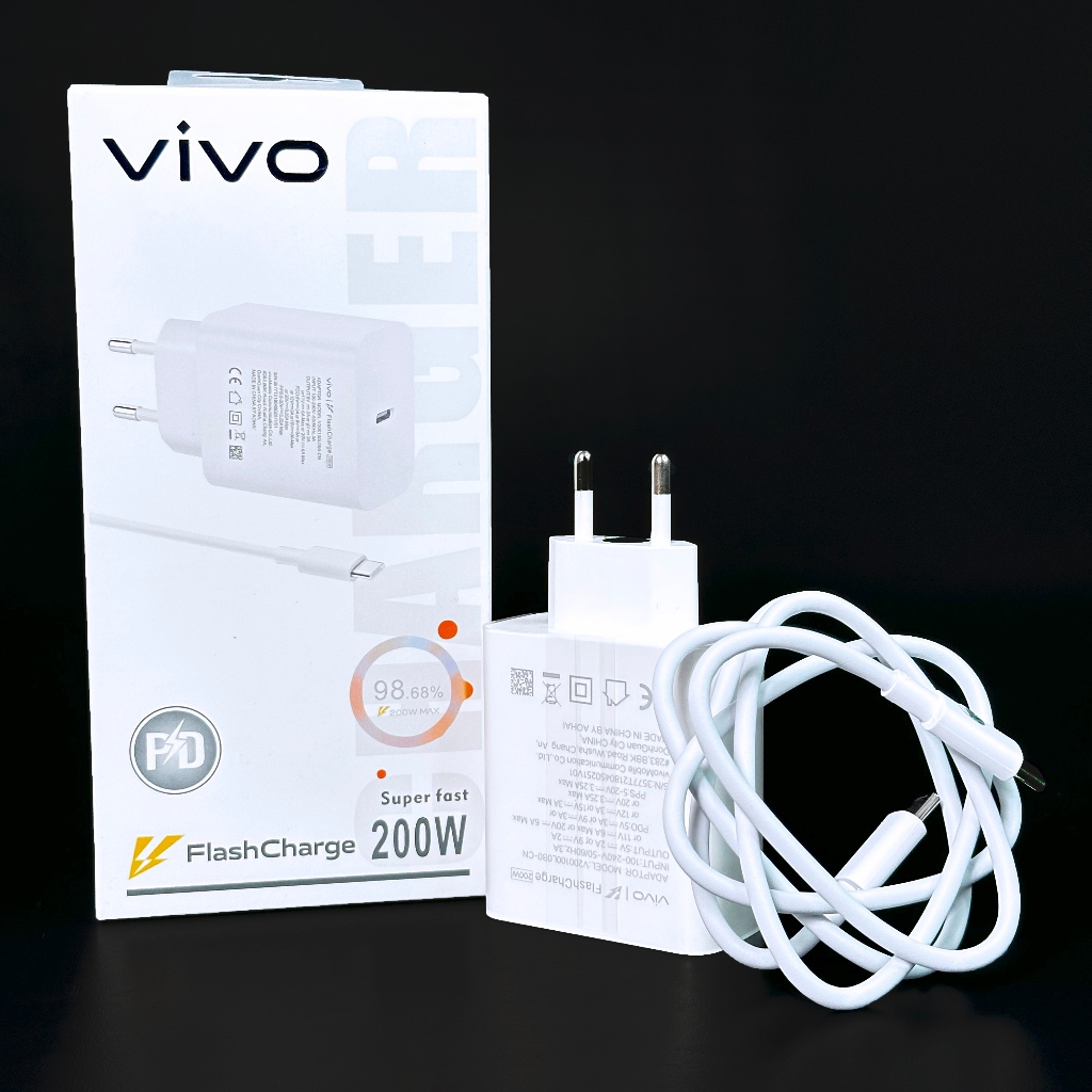 Vivo FlashCharge Type C ของแท้ 200W || Vivo Fast Charger 200W Type C ของแท้