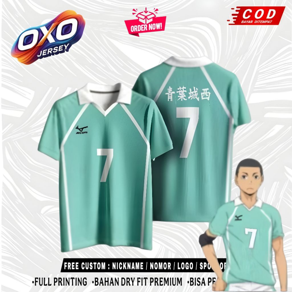 HAIKYUU AOBA VOLLEYBALL ANIME JERSEY