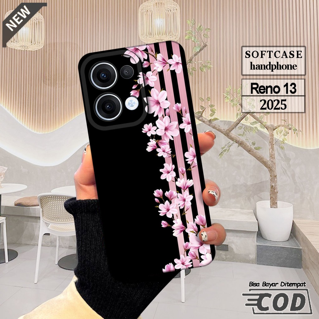 เคส Oppo RENO 13 5G 2025 - เคส Oppo RENO 13F 4G/5G 2025 - เคสซิลิโคนสีดําสุดเท่ ยืดหยุ่น ใส