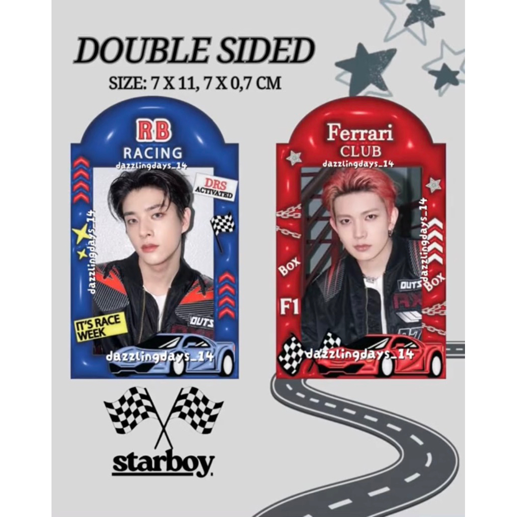 CAHOL F1 / KEYCHAIN RACER / PHOTOCARD HOLDER F1 KPOP ANIME THAI / CARD HOLDER KEYCHAIN FORMULA 1