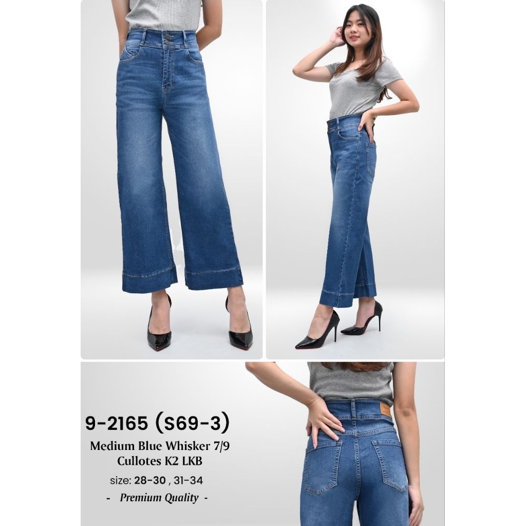 MISS2000 กางเกงยีนส์ผู้หญิง CULOT / กางเกงยีนส์ผู้หญิง CULOT 7/9 Sz 28-34