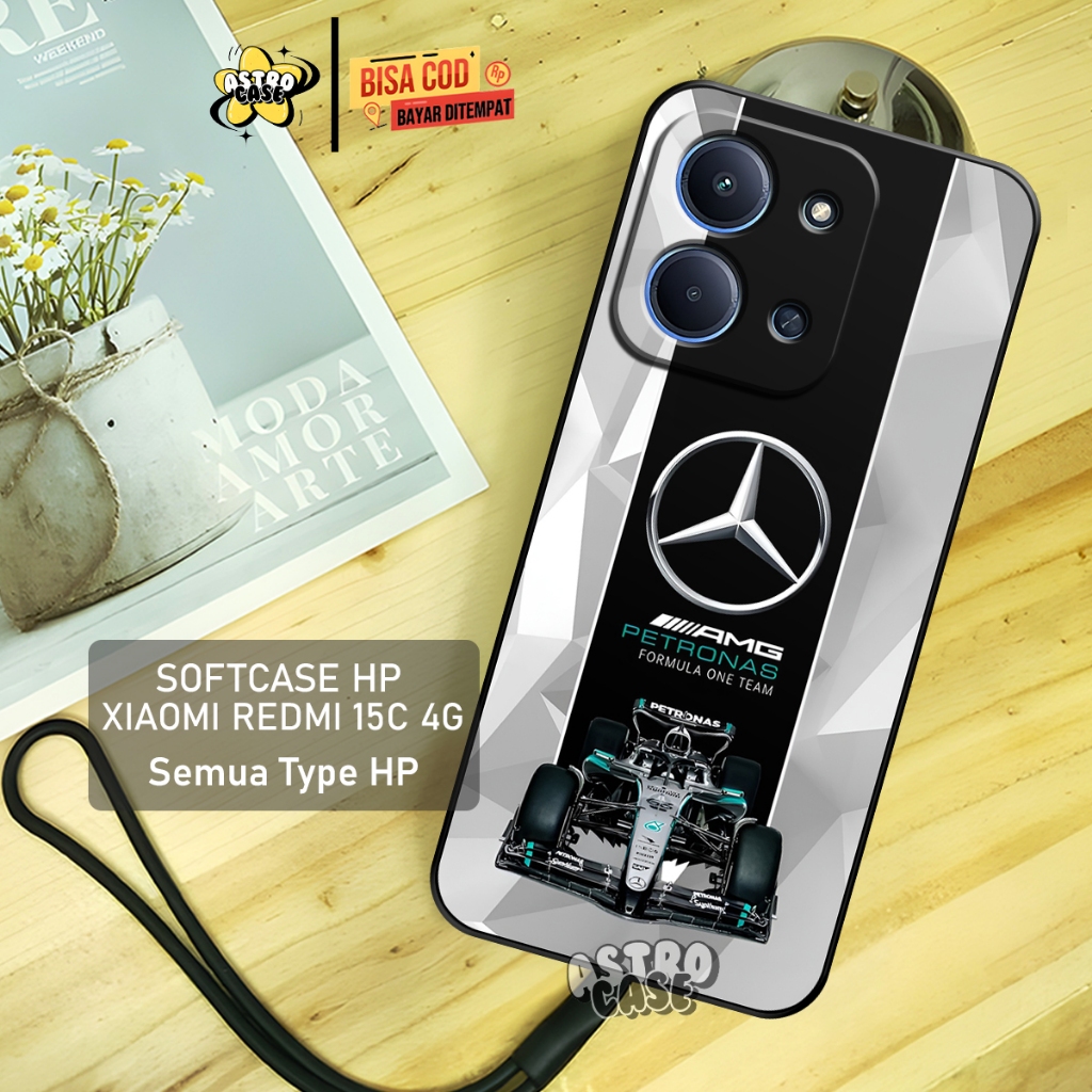 เคส Xiaomi Redmi 15C 4G - เคส Redmi 15C Mersedes Doft Luxury Motif - Softcase Redmi 15C 14C 13C 12C 