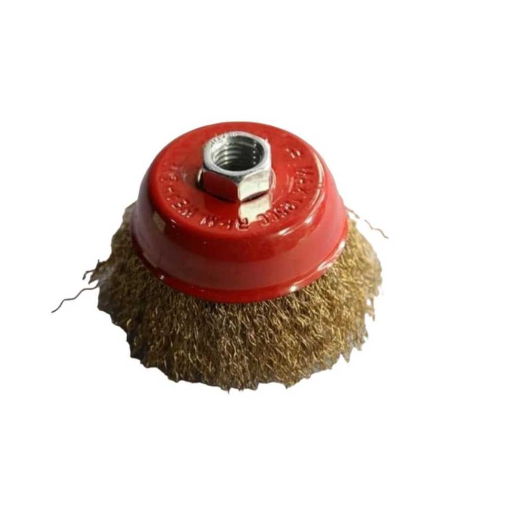 Dds480 BRASS WIRE BOWL BRUSH RUST CLEANER GRINDER