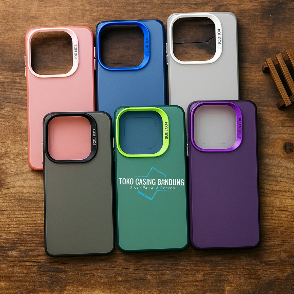 CASE INFINIX SMART 8 (X6525) / SMART 8 PRO / HOT 40i (X6528B) HYBRID HARDCASE PLATE HOLOGRAM COLOR