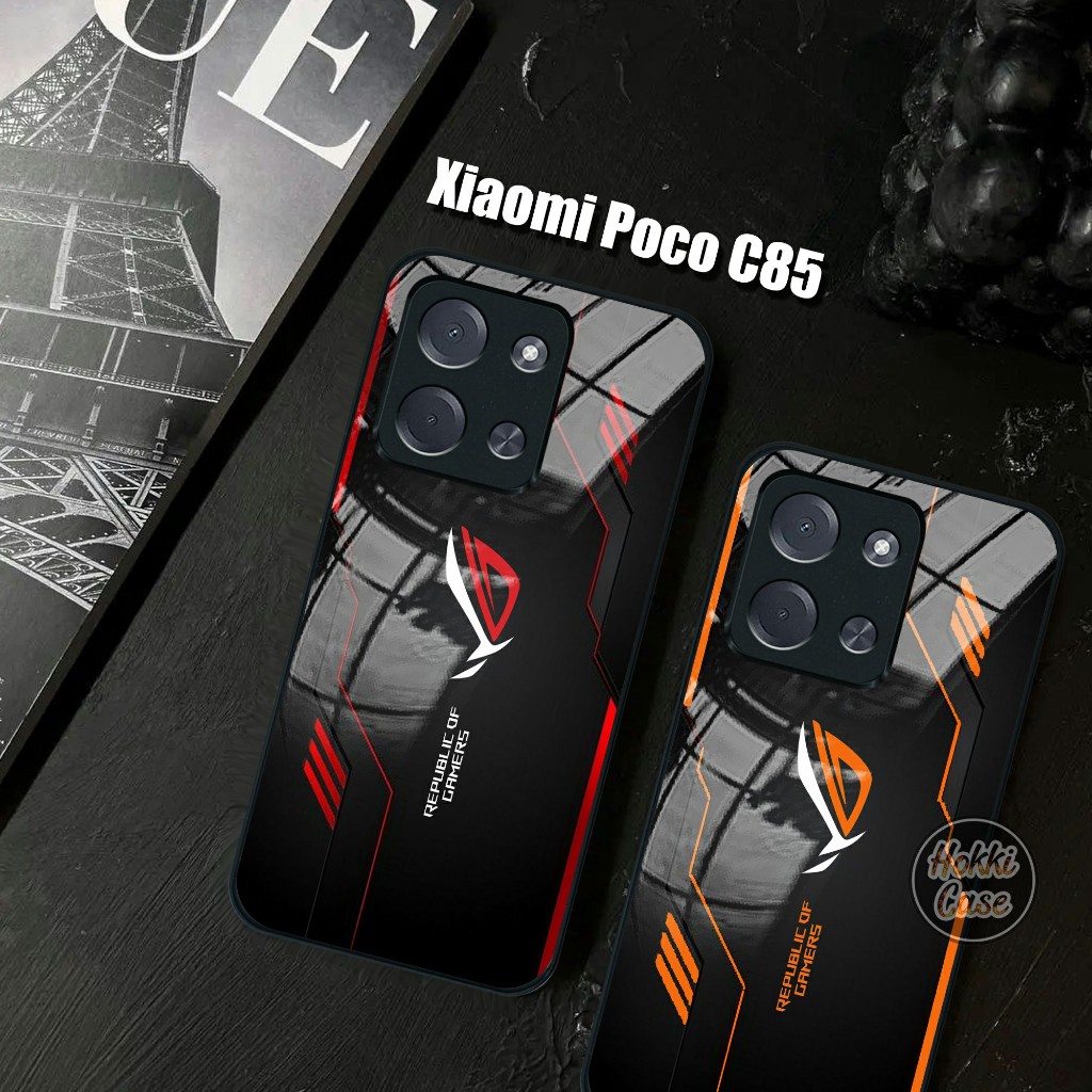 เคส HP Poco C85 - Poco C85 Glass Softcase - เคสโทรศัพท์ Poco C85 - Poco C85 Silicone - เคส Xiaomi Po