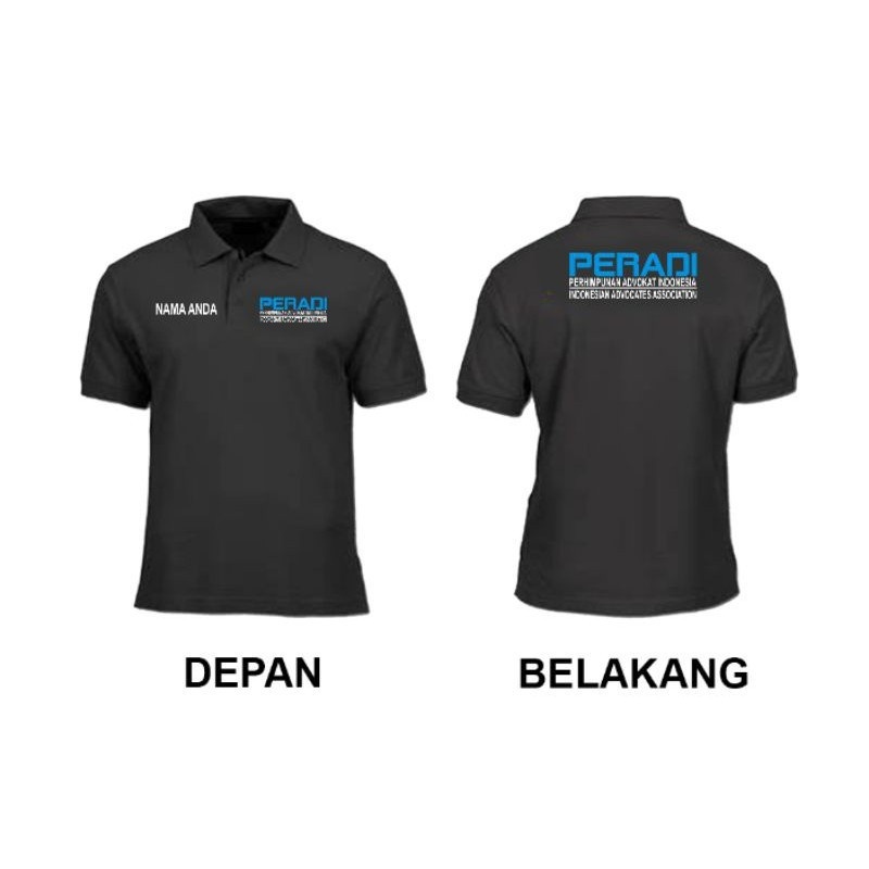 เสื้อโปโลสําหรับผู้ชายและผู้หญิง PERADI NAME ADVOCATE LAWYER LAWYER / การออกแบบที่กําหนดเอง /