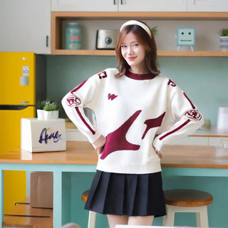 Sweater Rajut Wanita Boxy Oversized Unisex Rajut Premium 63 Kalcer